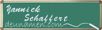 Yannick Schaffert Visitenkarte